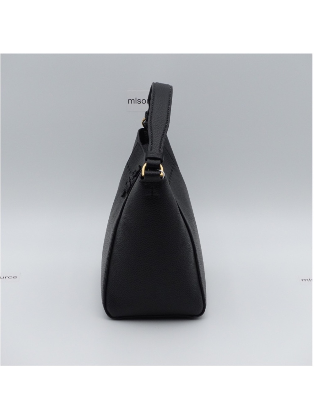 NEW Tory Burch Mcgraw Small Bucket Bag Women's 749560920-001 Black Leather - Picture 10 of 16